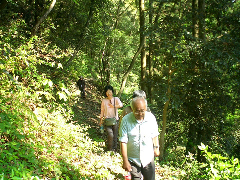 津和野城へ上る