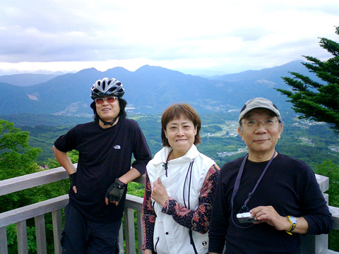 高根展望台にて
