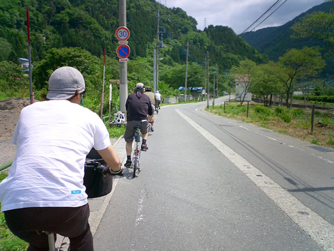 水上駅をスタート