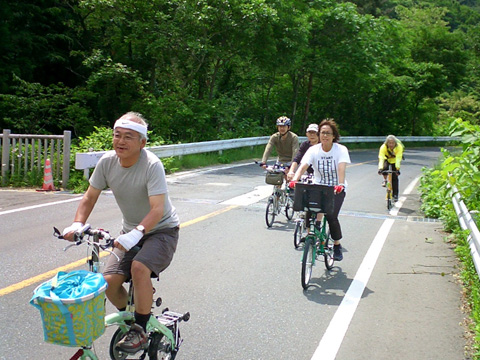 快調に上る面々