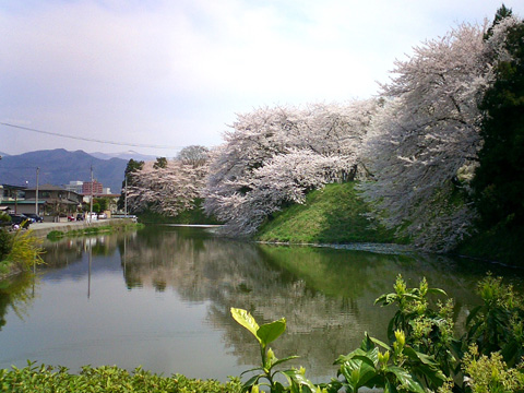 山形城跡のお堀