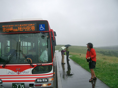 宗谷丘陵で写真タイム