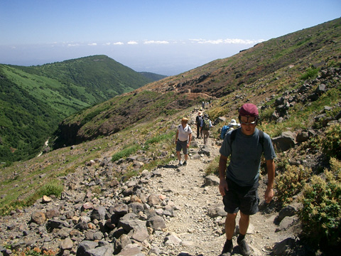 ハイキングじゃあなくて登山