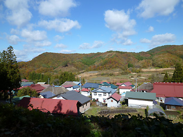南倉沢の集落