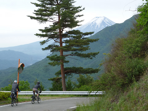 黒野田林道の富士山