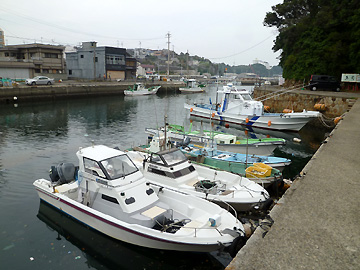 仙遊寺横の波切漁港