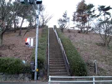 長沼公園の階段