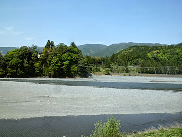 大井川と恋金橋