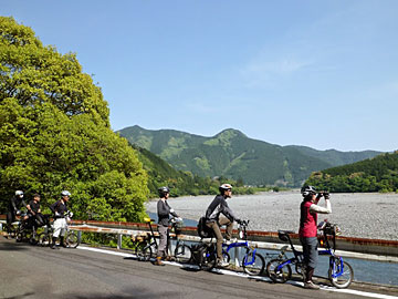 大井川の景色を堪能