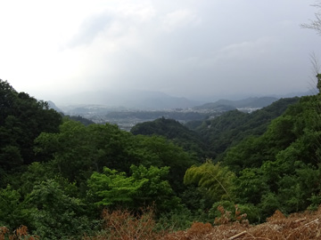 上野原方面の眺望
