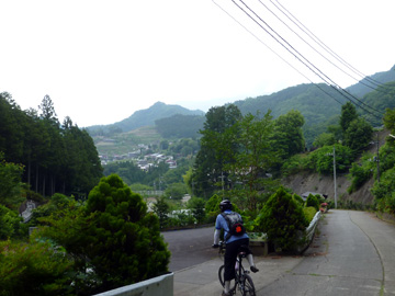 桜井隧道南側からの眺め