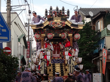 秩父川瀬祭の山車