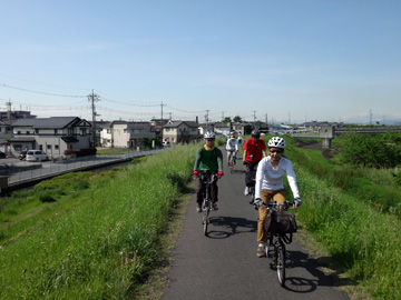高麗川の自転車道