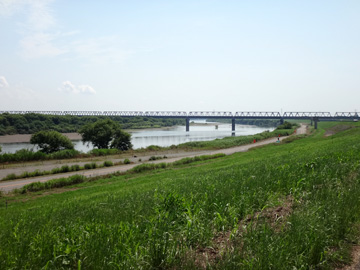 東北新幹線の鉄橋