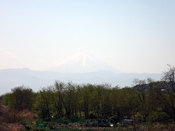 竹田橋から望む富士山
