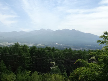 富士見パノラマリゾートから見た八ヶ岳