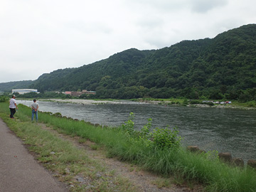 小倉橋付近より相模川下流を見る