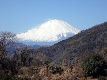 篠窪付近から見る富士山