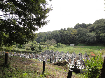 妙櫻寺付近の多摩よこやまの道からの景色