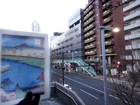 名所東京百景『新宿熊野十二社俗称十二そう』（平成三年(2021年)一月 冬の部）