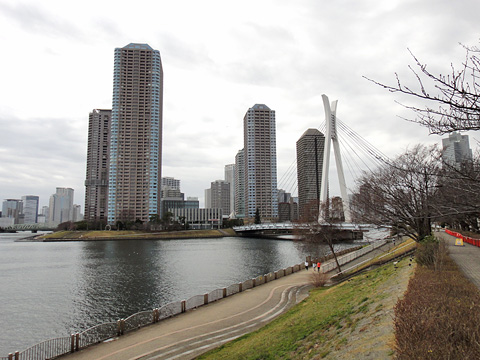 中央大橋と石川島