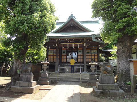 西向天神社の社殿