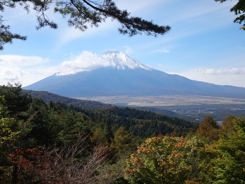 二十曲峠から観た富士