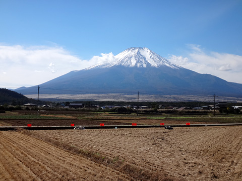 たまご屋前から観た富士
