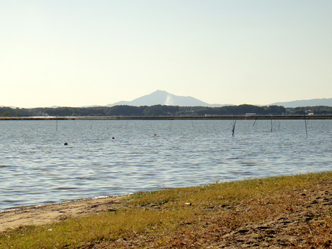 親沢鼻から見た筑波山