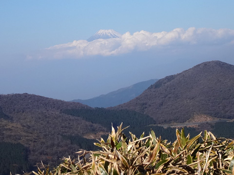 仁科峠から見た富士山