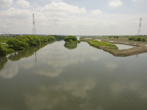 玉葉橋から見た江戸川