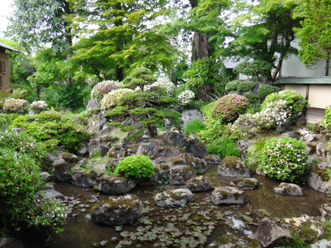 旧滝沢本陣の庭