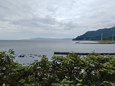 日本海と積丹半島