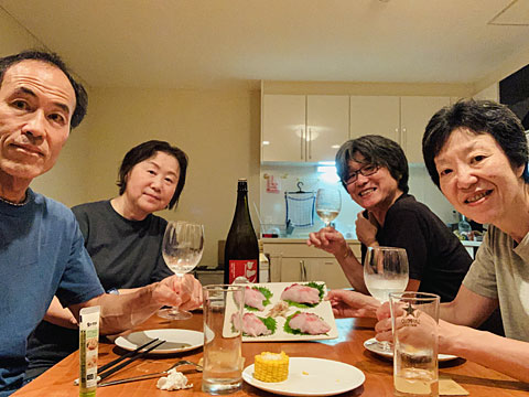 海鮮と日本酒の晩餐