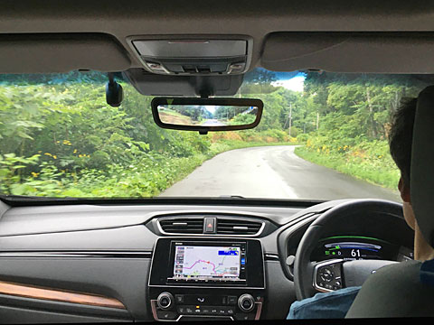 車で魚の買い出し