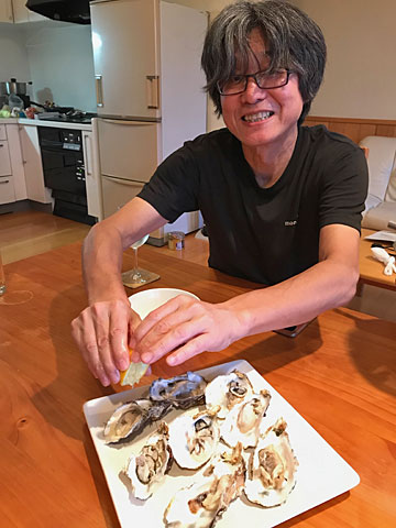 サイダーと牡蠣