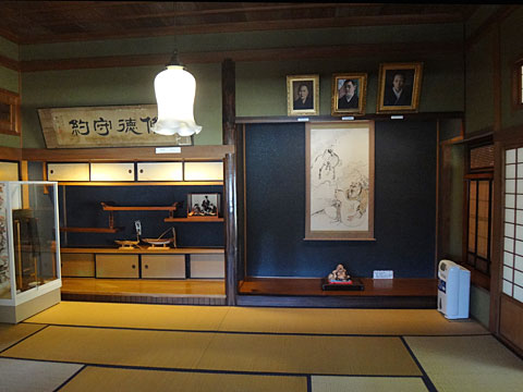 旧武井邸客殿の床の間・違棚