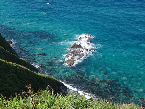 積丹ブルーの海