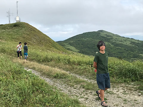 NHK中継所から引き返す