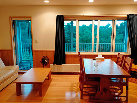 コテージの居間