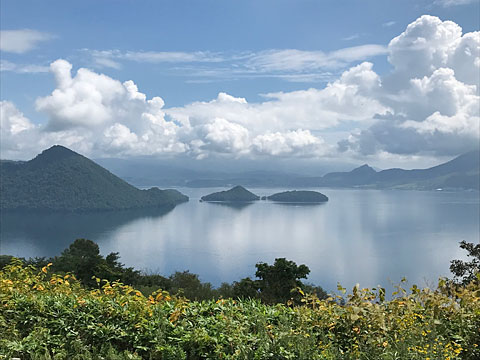 洞爺湖と中島