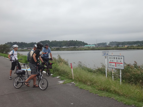 恋瀬川と霞ヶ浦の境界