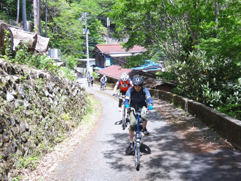 中山トンネル入口からの上り