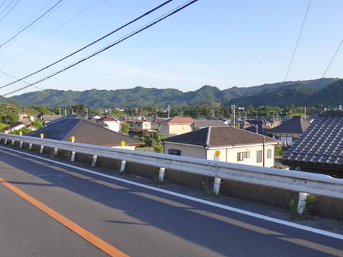 青梅付近の山々