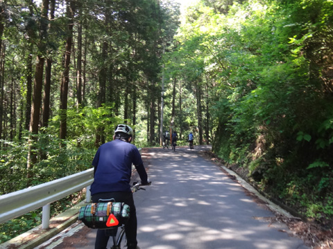 急坂を上るシュンシュン