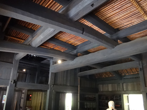 小林家住宅の梁