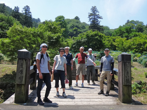 あじさい山公園入口の橋