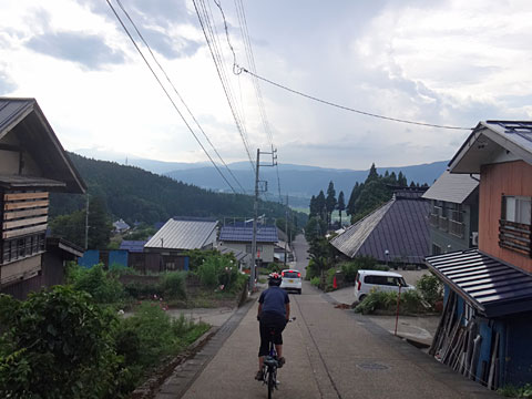 自転車での下り