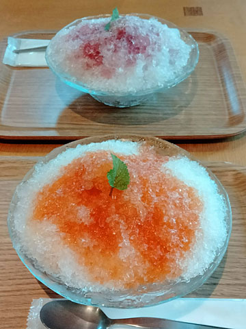 かき氷２種