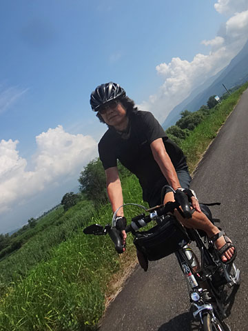 のんびり走るサイダー